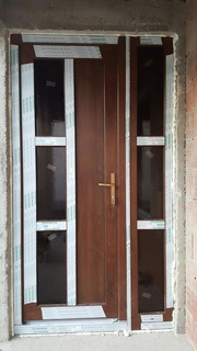 Casa Barbir - Uşă de exterior din PVC - Ecologic Plast Suceava